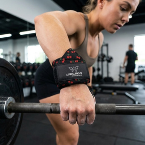 Sangles de poignet de qualité supérieure pour la musculation, en caoutchouc naturel robuste, pour l'haltérophilie, les soulevés de terre, les entraînements de rame, amélioration de la préhension, professionnelles - Product Image 5