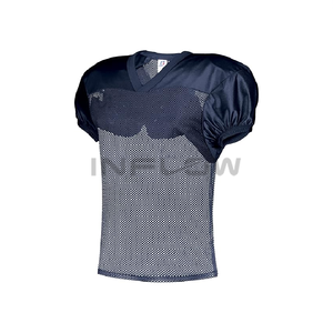 Maillot de football cousu de qualité supérieure, maillot de football américain, ensemble pour adultes et enfants, broderie, sports de plein air, maille - Product Image 4
