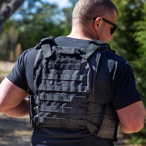 Exercice d'entraînement Gilet tactique Options de logo personnalisé Ajustement réglable Plusieurs poches de rangement Confortable pour une utilisation active - Product Image 6