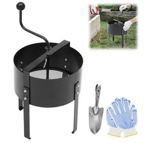 Tamis rotatif simple <span class=keywords><strong>et</strong></span> moderne pour le sol Tamis à compost Tamis à mailles pour la saleté <span class=keywords><strong>et</strong></span> le <span class=keywords><strong>sable</strong></span> de roche - Product Image 1