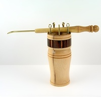 Meilleure vente Machine à tricoter Crochet français tricoteuse bobine en bois bricolage corde à tricoter poupée artisanat fil outils embrayage bois métier à tisser Kit