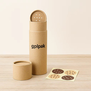 Wholesale Custom Design Cylinder Food Grade Tube Paper Packaging With Sifter for Spice Powder <strong>Protein</strong> Powder Shaker Tube Box - Product Image 1