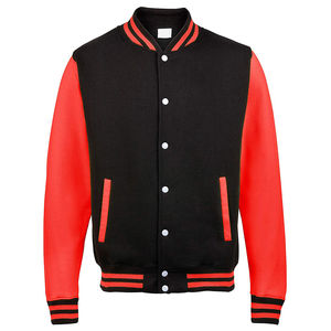 Vestes universitaires pour femmes, respirantes, personnalisables, vente en gros, OEM, sur mesure, grande taille, en peau de mouton teinte, fabricant de vêtements - Product Image 3