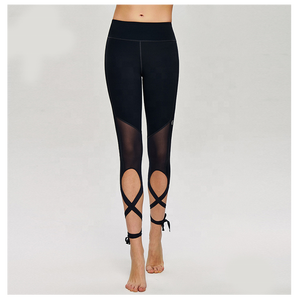 Pantalones de Yoga y Leggings Deportivos para Mujer al por Mayor en Colores Personalizados - Spandex/Nylon Transpirable con Elasticidad en Cuatro Direcciones - Product Image 3