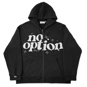 Quality 100% Cotton Fleece Y2K Custom Puff Printing 3D Foam Fleece Blank Men's <b>Full</b> <b>Zip</b> Regular Fit SENSEL Hoodies <b>Sweatshirts</b> - Product Image 5