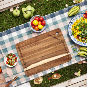 Juego de Tablas de Cortar de Madera de Acacia de Diseño Moderno, Logotipo Personalizado, Cuadradas, Sostenibles, Duraderas, Aptas para Alimentos, Tabla para Queso y Carne - Product Image 3