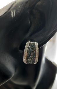 JEWELSPAARK 1.90 Ct Natural Round Cut Blue White Diamonds 925 Sterling <b>Silver</b> <b>Stud</b> Earrings for Women-Party & Wedding Gift - Product Image 6