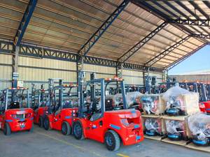 Montacargas Diésel de 2.5 Toneladas con Altura de Elevación de 3m, Mástil de 3 Etapas, Desplazamiento Lateral, Sistema Totalmente Hidráulico, Motor y Caja de Cambios - Product Image 3