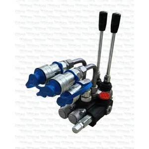 Ensemble de commande hydraulique à quatre sorties, vanne à 4 voies, type tracteur - Product Image 1