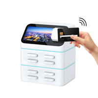 Estación de Alquiler de Baterías Portátiles Compartidas con Terminal POS para Uso con Laptops y Cámaras, NUEVO Modelo 2025