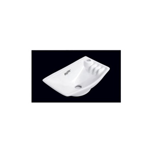 Fregaderos de dormitorio colgados en la pared de cerámica de un solo orificio de calidad superior, lavabo ovalado, diseño llamativo, venta al por mayor - Product Image 1