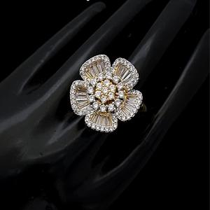 แหวนทองสุดทันสมัยทันสมัยสำหรับใส่ในงานเลี้ยงและงานแต่งงานคอลเลกชันเครื่องแต่งกายสำหรับผู้หญิงและเด็กผู้หญิง - Product Image 1