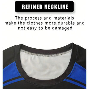 Tissu extensible avec un ensemble de compression d'appel moderne dernier style pour les hommes de gymnastique ensemble de compression construit pour l'ensemble de compression en gros - Product Image 3