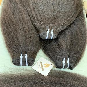 Bundles de cheveux brésiliens Remy 100% non transformés crépus bouclés 3 faisceaux couleur naturelle crépus bouclés Extensions de cheveux humains - Product Image 3