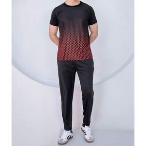 Conjunto de chándales para hombre, conjuntos de 2 piezas para correr, conjuntos de pista para correr, trajes de chándal Dryfit - Product Image 1