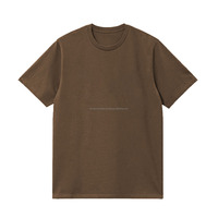 Vente en Gros T-shirts pour Hommes 100% Coton/Bambou/Fibre Logo Personnalisé Sublimation Uni Décontracté avec Votre Marque