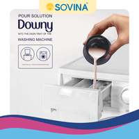 Downy Sunrise segar 3,5 l tas Antibac pelembut kain cucian dengan aroma segar grosir pelembut Alami buatan Vietnam