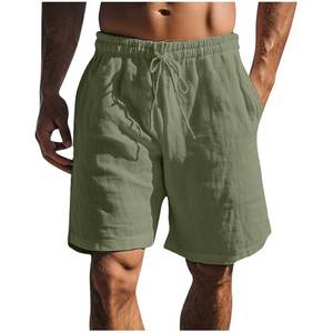 <b>Men</b> <b>Elastic</b> <b>Waist</b> Big <b>Mens</b> <b>Shorts</b> Pockets Plain Casual Workout Loose <b>Shorts</b> - Product Image 5