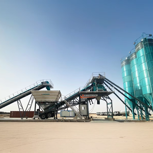 Mobile 100 100 M3/h Mobile Ready Mix Plant Advanced Portable Concrete Solution - Product Image 1