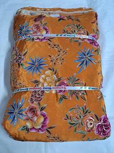 Eco-Friendly Pure Natural Crepe Embroidery Fabric Woven Medium Weight Dyed Pattern for Home Textiles Apparel Quick-Dry - Product Image 2