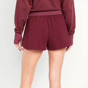 OEM/ODM <b>shorts</b> for <b>women</b> 100% cotton <b>short</b> length custom DTF printed logo with strings lightweight casual wear <b>women's</b> <b>shorts</b> - Product Image 6