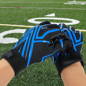 Gants de football américain pour adultes sur mesure Gants de football américain de qualité supérieure Gants récepteurs Gants unisexes antidérapants - Product Image 3