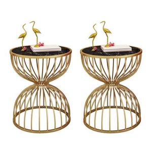 Handmade Modern Design Aluminum <b>Side</b> <b>Table</b> with <b>Black</b> Top Center <b>Table</b> for Home Living Room Wholesale - Product Image 3