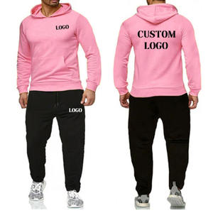 Chándal de fitness de gran tamaño para hombre de alta calidad personalizado 100% chándal de algodón - Product Image 6