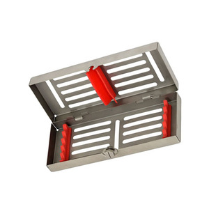 Cassette de lavado de esterilización Dental de acero inoxidable de grado alemán de alta calidad para 5 instrumentos de sujeción - Product Image 4