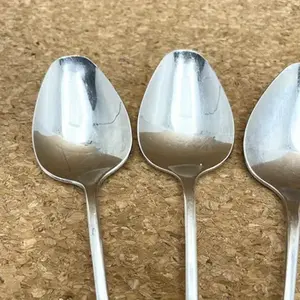 ช้อนสแตนเลสสำหรับงานแต่งงานแบบโบราณสีเทาจากอินเดียเหมาะสำหรับเครื่องครัวอุปกรณ์ทำอาหารชุดเครื่องใช้ในบ้าน - Product Image 2