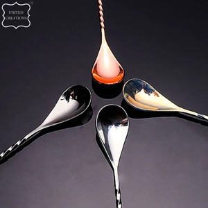 40cm Stainless Steel <b>Cocktail</b> <b>Stirrer</b> Bar for Party Bartending & Home Use Mixing Spoon & PC Material - Product Image 4