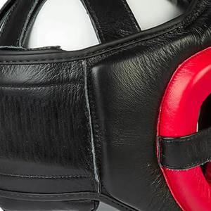 Casque de boxe en cuir de haute qualité Nouveau design Formation Fighting Head Guard Fabriqué au Pakistan Vente en ligne - Product Image 6