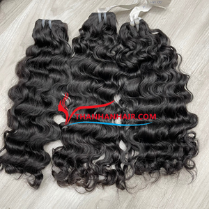 Extensiones de Cabello Humano Virgen Vietnamita, Extensiones de Cabello Rizado de Doble Trama, Producto de Alta Calidad, Producto Birmano - Product Image 5