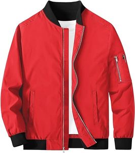 Calidad Premium 100% Poliéster Zip Up Ligero Varsity Slim Fit Windbreaker Softshell Primavera 2023 hombres B - Product Image 5