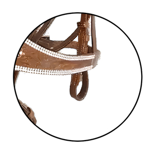 Brida de caballo de estilo occidental ajustable de primera calidad y cabezal duradero para entrenamiento y espectáculos de equitación - Product Image 6