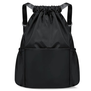 Mochila con cordón de nailon de alta calidad para hombres y mujeres, poliéster portátil para deportes al aire libre, Fitness, viajes, baloncesto, moda - Product Image 6