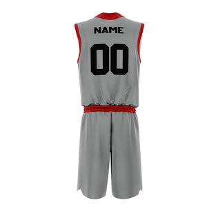 Uniforme de Baloncesto Deportivo Personalizado con Logotipo para Hombre, Servicio OEM, Conjunto de Uniforme de Baloncesto con Logotipo Personalizado - Product Image 3