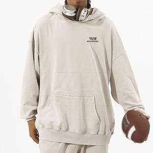 OEM superventas hecho a medida transpirable diseño personalizado Pull Up sudaderas con capucha de gran tamaño de los hombres de moda sudaderas con capucha de gran tamaño - Product Image 3