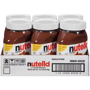Nouvelle pâte à tartiner Ferrero Nutella Premium, riche et crémeuse, saveur noisette et cacao, saveur lait sucré, 35,3 oz (1 kg), pour le petit-déjeuner, la pâtisserie, à consommer en barre/en tasse - Product Image 4