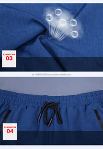 2025 personnalisé ceinture élastique été Polyester mélange sport Shorts pantalon séchage rapide respirant Marathon Fitness hommes Gym court - Product Image 3