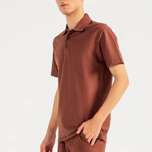 Hombres de moda para Polo Logo impreso personalizado 100% algodón Liso Golf para Polos Camiseta de punto sólido para hombres - Product Image 4