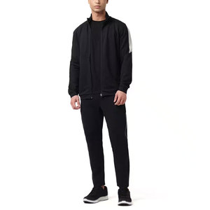 100% matériau respirant fait fermeture éclair hommes survêtements/vêtements d'entraînement de gymnastique robustes hommes survêtements à vendre - Product Image 1