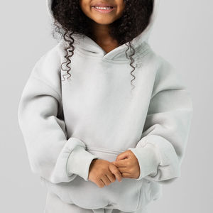 Sweats à capuche en coton/élasthanne avec logo personnalisé brodé, 380gsm-450gsm, écologiques, respirants, manches longues, coupe ample, pour l'automne - Product Image 6