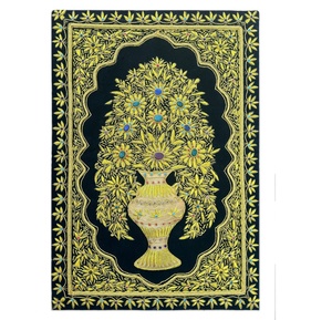 Handmade Luxury Zari Style Modern Floral Waterproof Eco-Friendly Self-<b>Adhesive</b> Wall Hanging Hand Embroidered <b>Stone</b> Material Home - Product Image 1