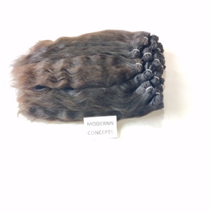 Extensiones de Cabello Humano Indio Virgen Natural sin Procesar, No Remy, con Doble Trama a Máquina, Ondulado, Súper Precio - Product Image 4