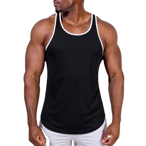 Camiseta Deportiva de Yoga de Diseño Resistente, 100% Algodón, 180 g/m², Precio Bajo, Logotipo Personalizado, Chaleco Deportivo Liso, OEM - Product Image 1