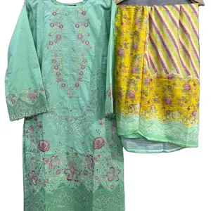 Heavy fabric special occasion Lawn outfits For Summer Casual wear Indian Pakistani Traditional Clothes