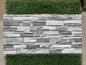 Décoration extérieure émaillée mate 200x400mm briques murales en céramique 3D carreaux muraux extérieurs en porcelaine antique - Product Image 2