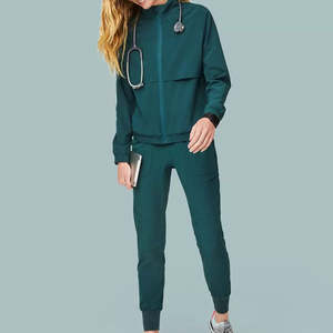 Veste de travail médicale pour femmes, usine OEM ODM, vêtements de travail médicaux, vêtements d'extérieur conçus pour le confort, la durabilité et l'utilisation quotidienne à l'hôpital - Product Image 4