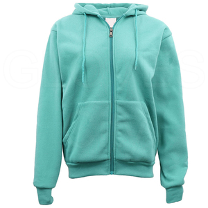 Profesional totalmente cálido 2025 invierno logotipo personalizado sudaderas con capucha de gran tamaño guantes ciudad Unisex colores sólidos 280 GSM sudaderas con capucha de algodón grueso - Product Image 4